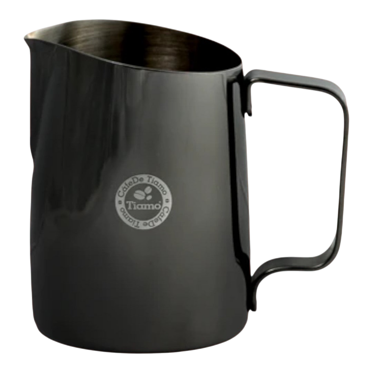 Milchkännchen schwarz metallic (vernickelt) 450ml