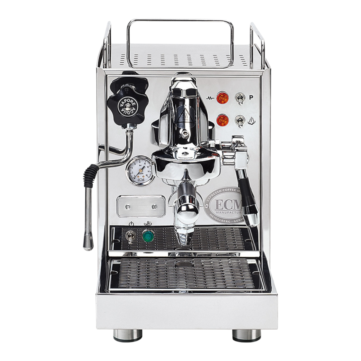 Kaffeekontor Bayern ECM Classika PID Espressomaschine aus Edelstahl mit E61-Brühgruppe und PID-Display