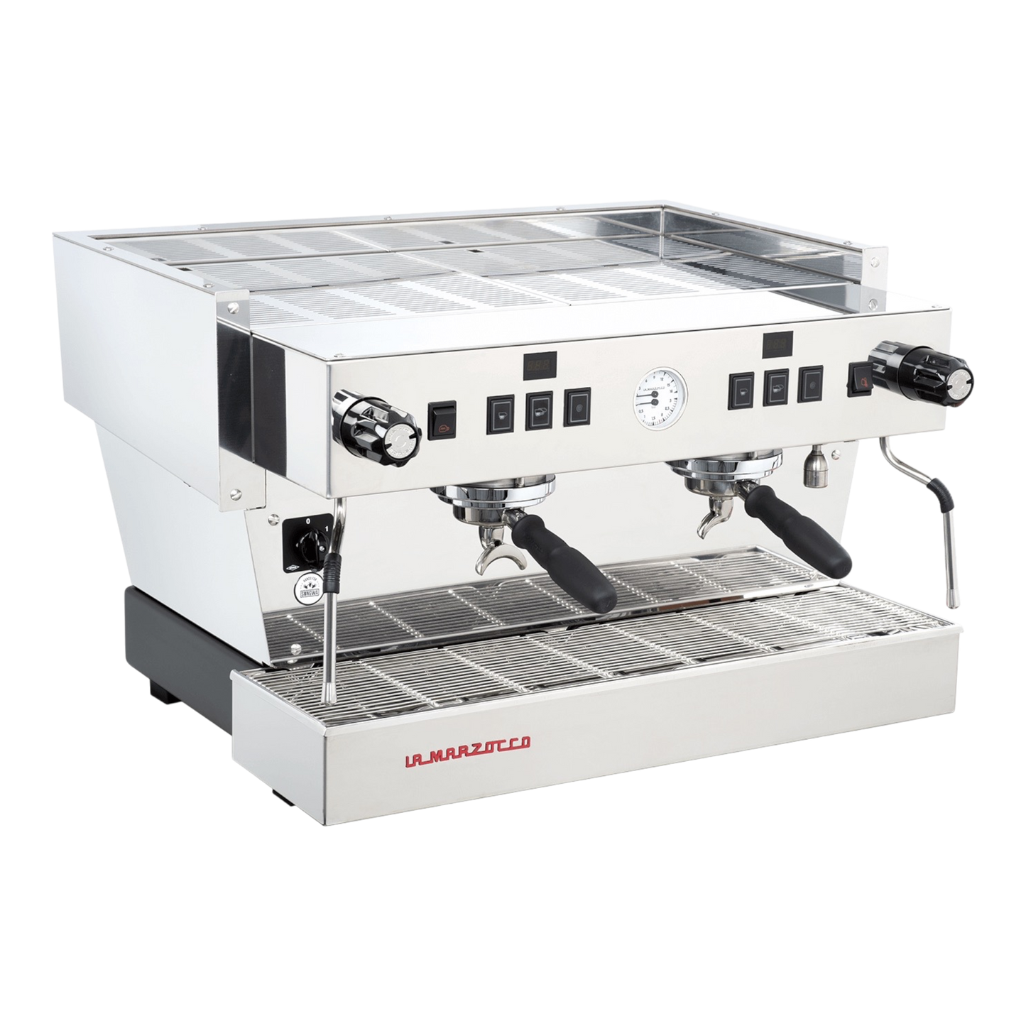Kaffeekontor Bayern La Marzocco Linea Classic S Siebträgermaschine aus Edelstahl mit zwei Brühgruppen