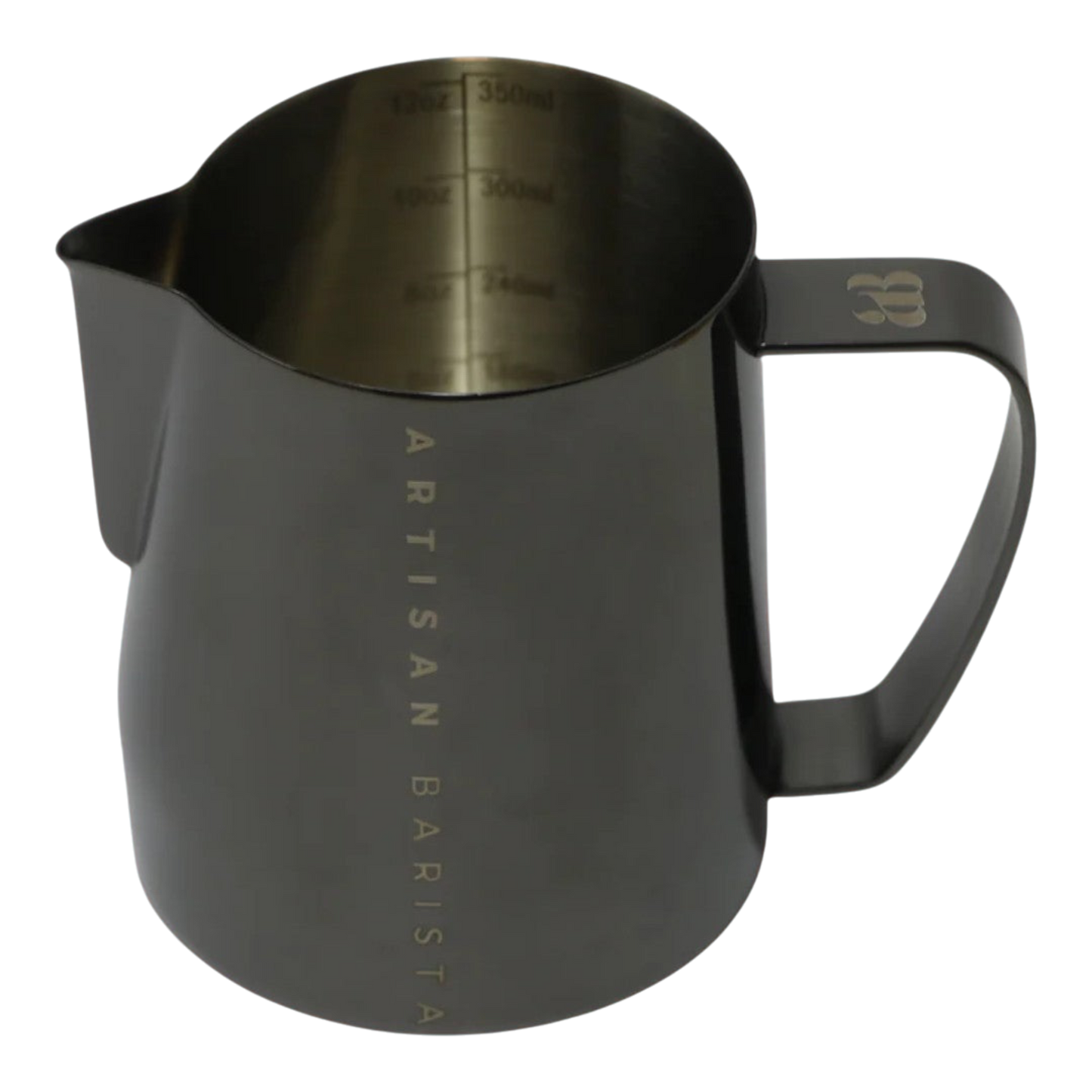 Milchkännchen 350ml schwarz glänzend (vernickelt)