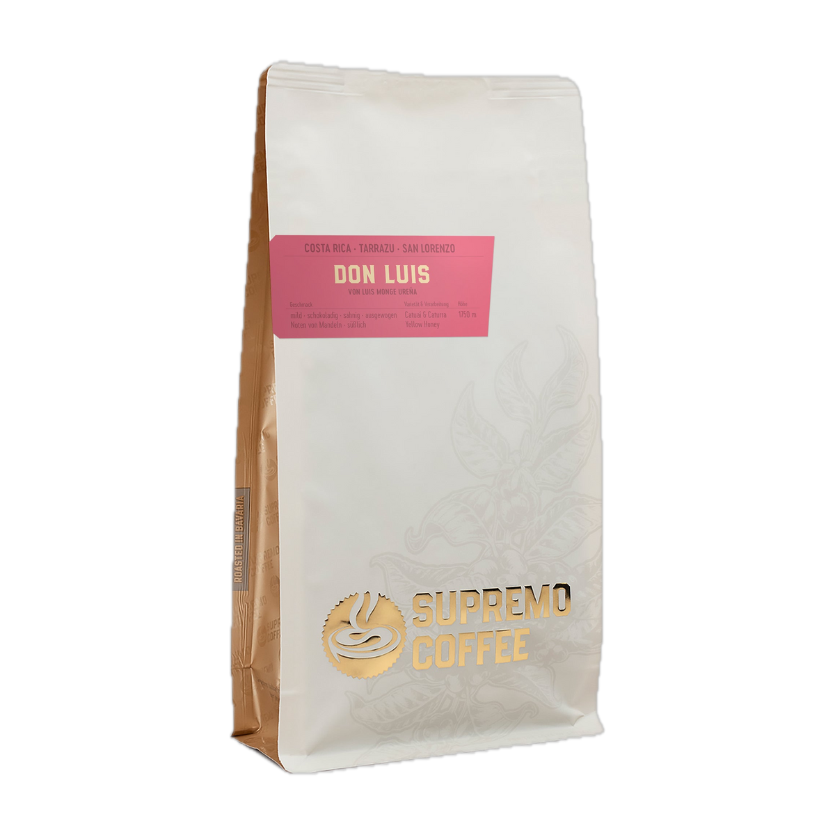 SUPREMO Coffee Don Luis Schrägansicht