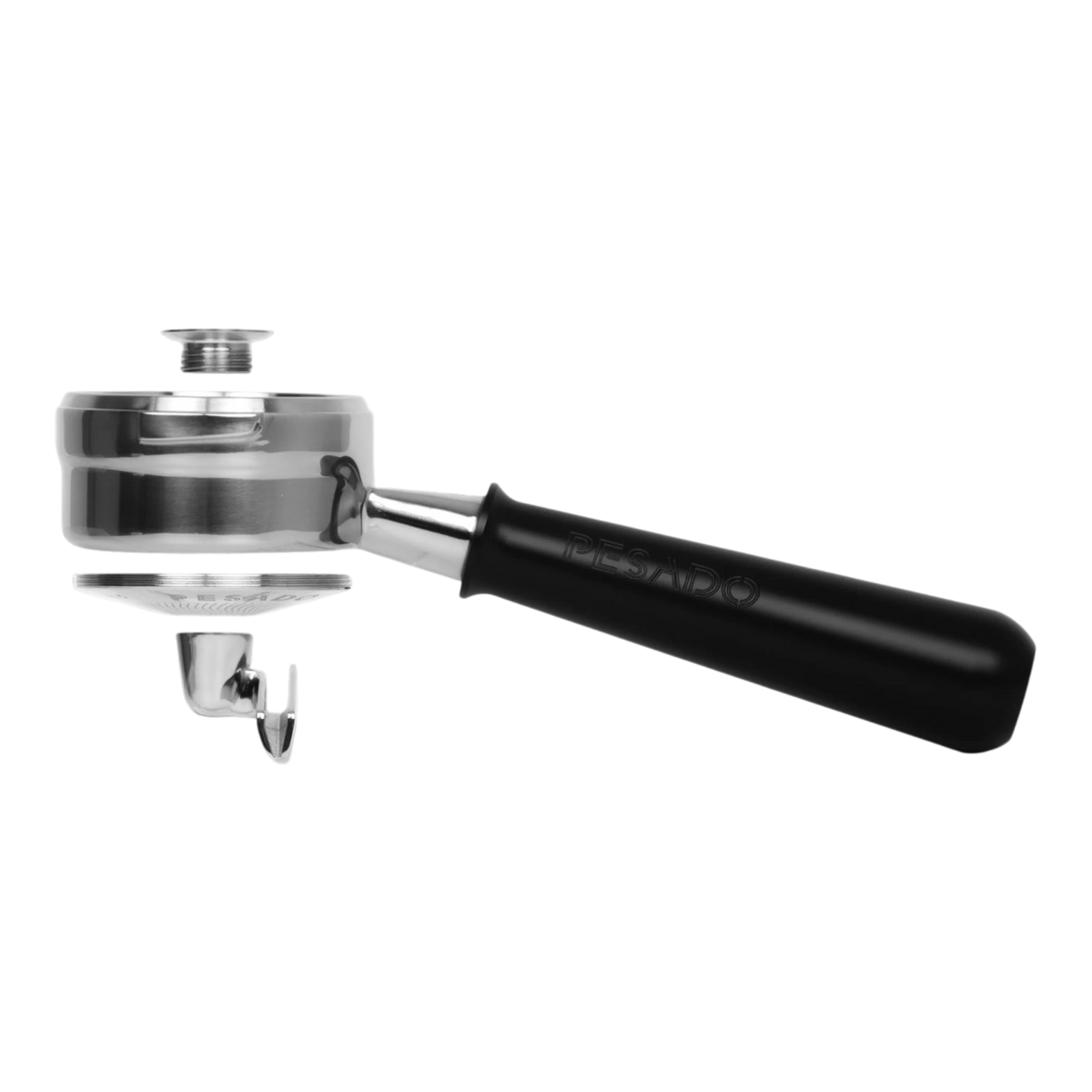 Hybrid Portafilter für E61, schwarz POM