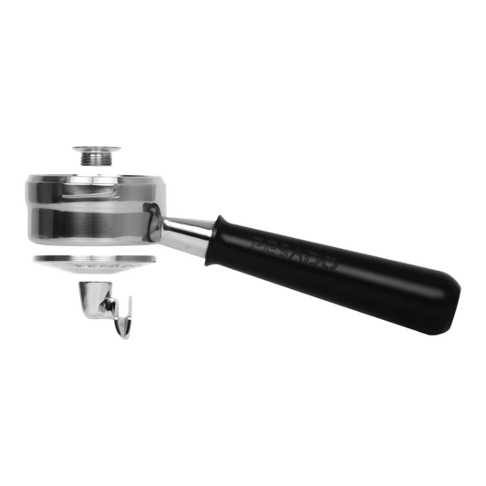 Hybrid Portafilter für E61, schwarz POM