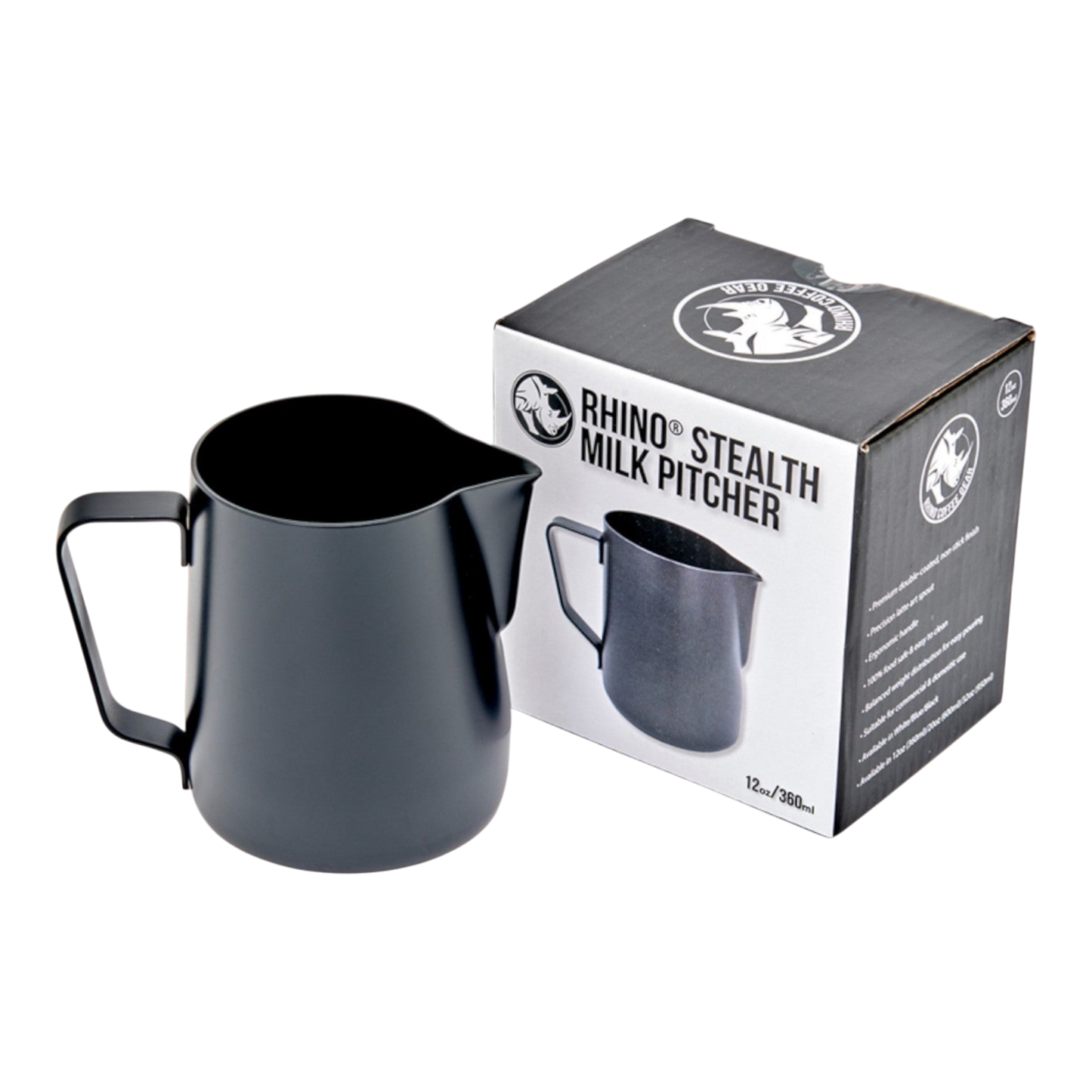 Milchkännchen 360ml schwarz