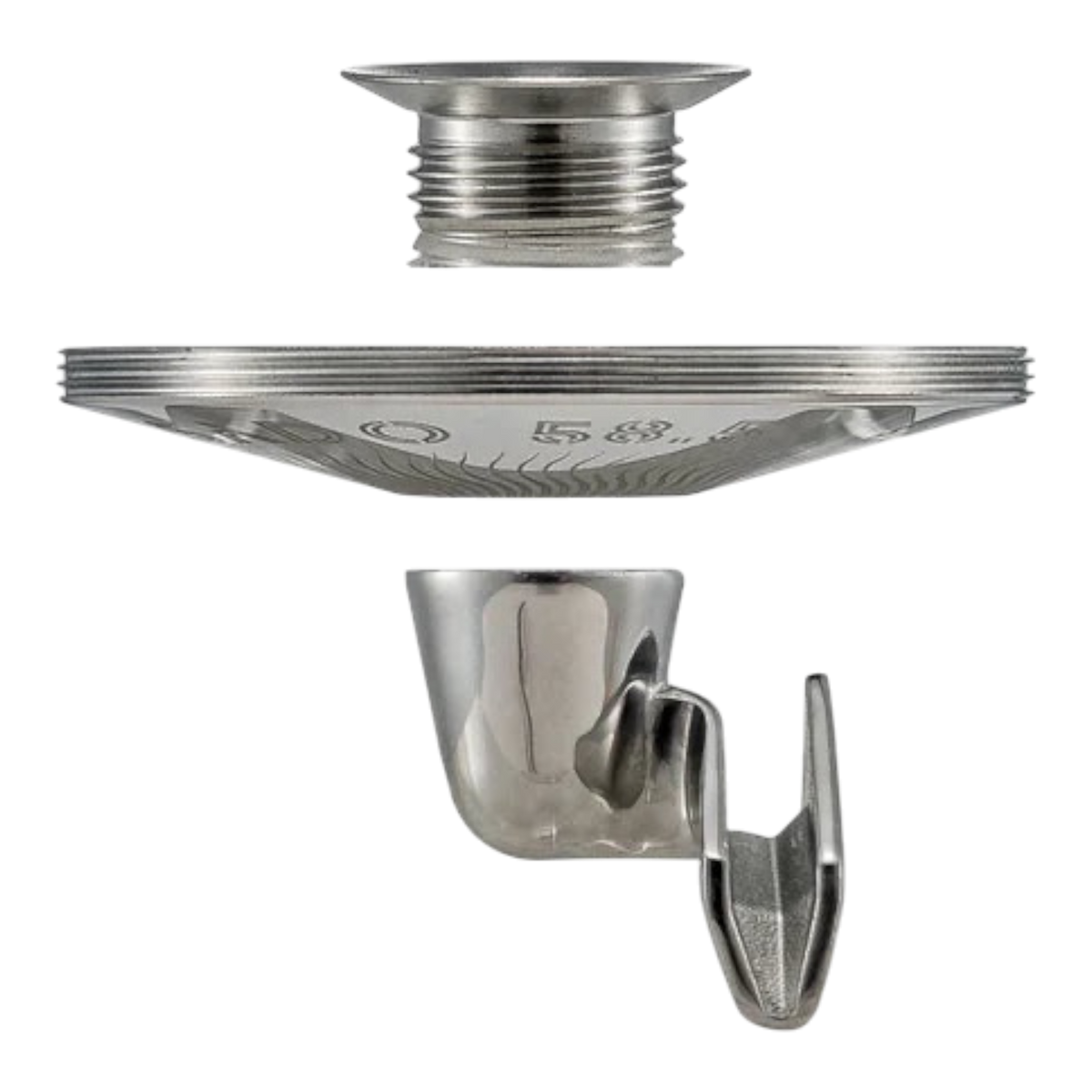 Hybrid Portafilter für E61, schwarz
