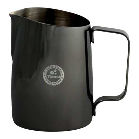 Milchkännchen schwarz metallic (vernickelt) 450ml