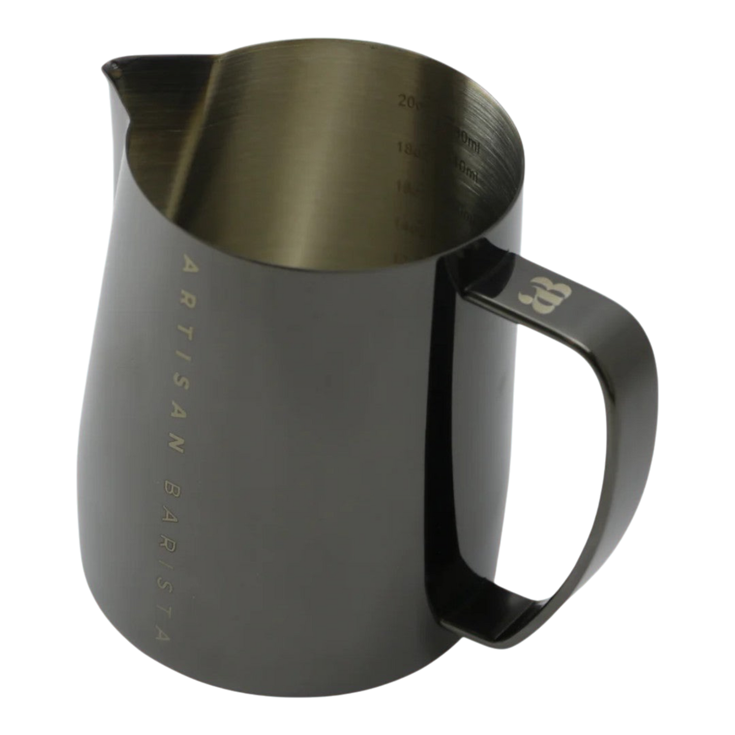 Milchkännchen 600ml schwarz glänzend (vernickelt)