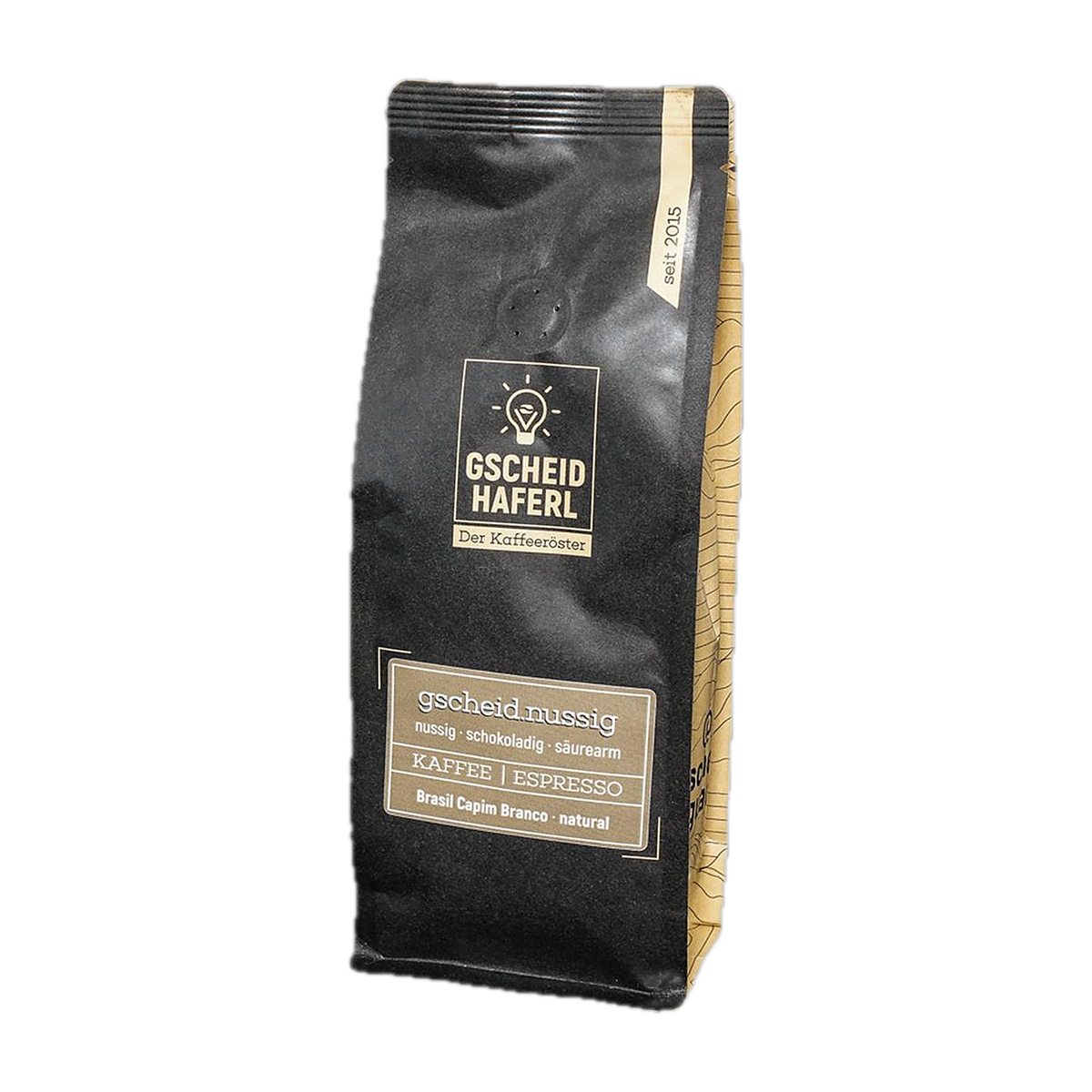 Gscheid.HAFERL gscheid.nussig Kaffee & Espresso, Brasil Capim Branco natural