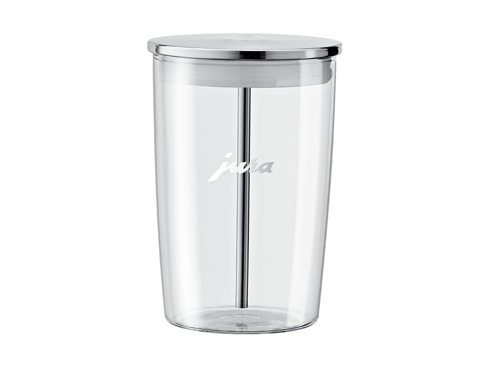 Glas-Milchbehälter