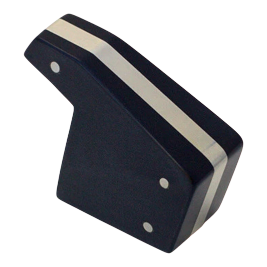 Kaffeekontor Bayern black and silver metal paddle for La Marzocco espresso machines
