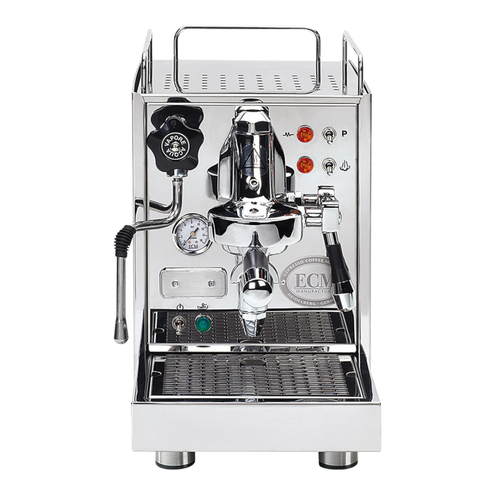 Kaffeekontor Bayern ECM Classika PID Espressomaschine aus Edelstahl mit E61-Brühgruppe und PID-Display