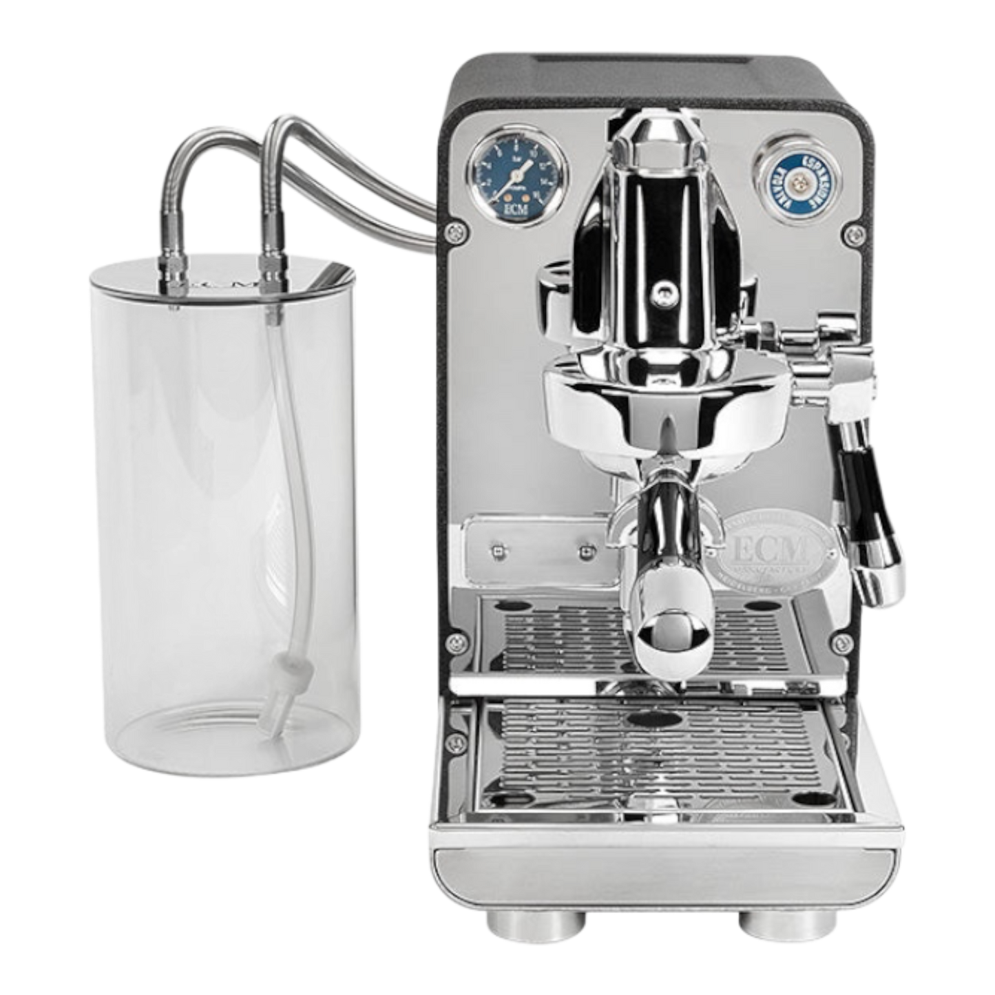 Kaffeekontor Bayern ECM Puristika Espressomaschine mit E61-Brühgruppe, PID-Steuerung und externem Glas-Wassertank