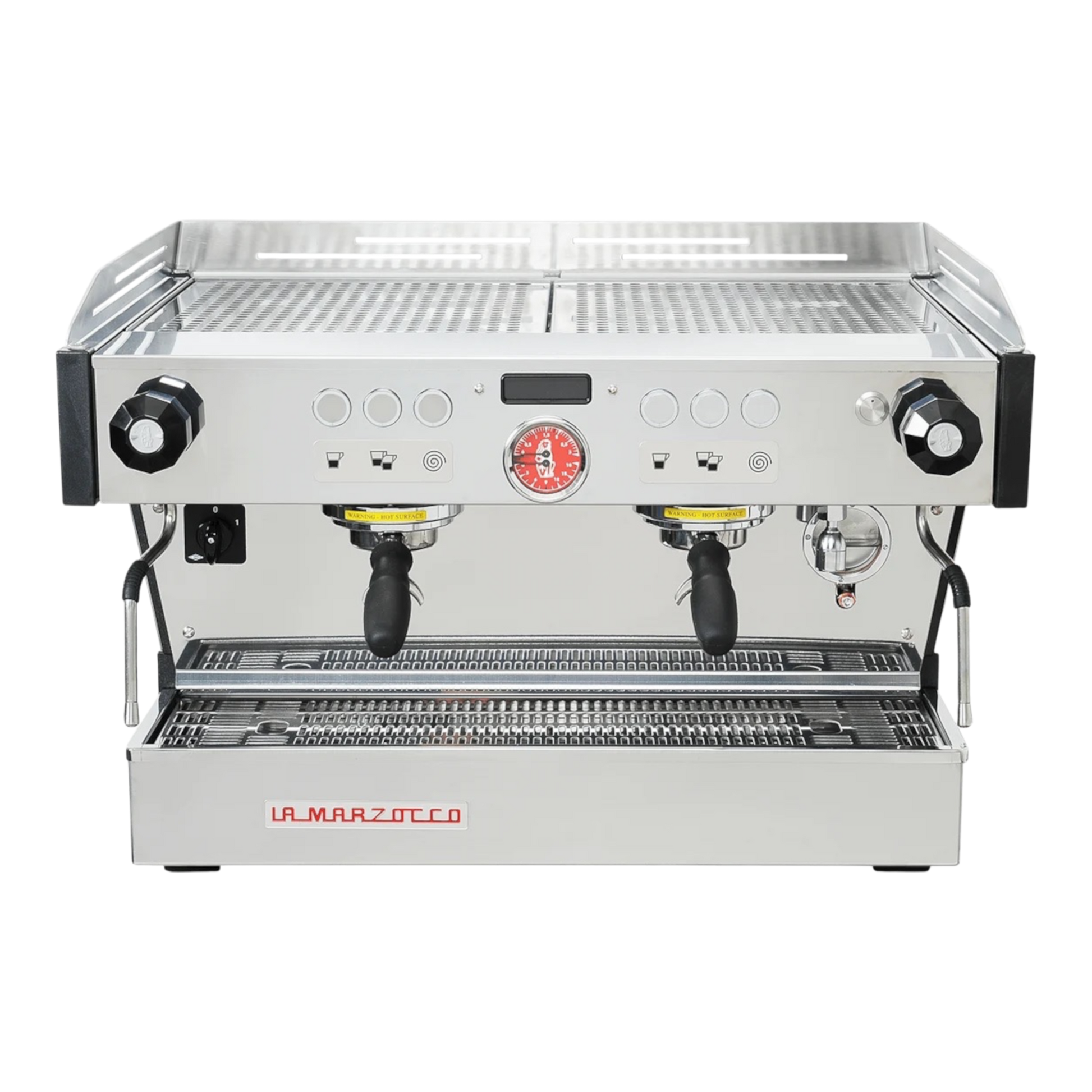 Kaffeekontor Bayern La Marzocco Linea PB Espressomaschine aus Edelstahl mit zwei Brühgruppen und digitalem Display