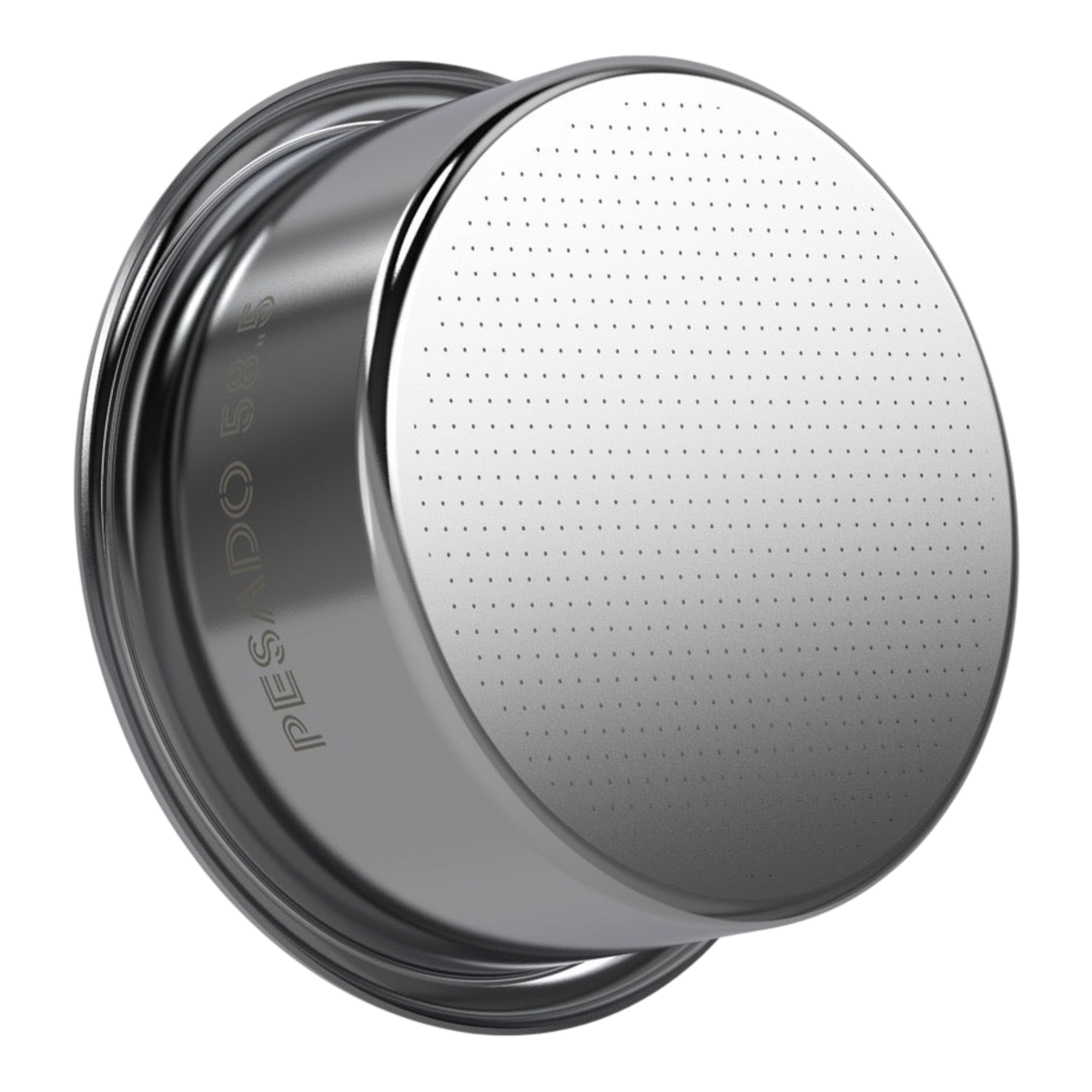 Kaffeekontor Bayern Pesado EP electropolished 58mm stainless steel espresso precision filter basket