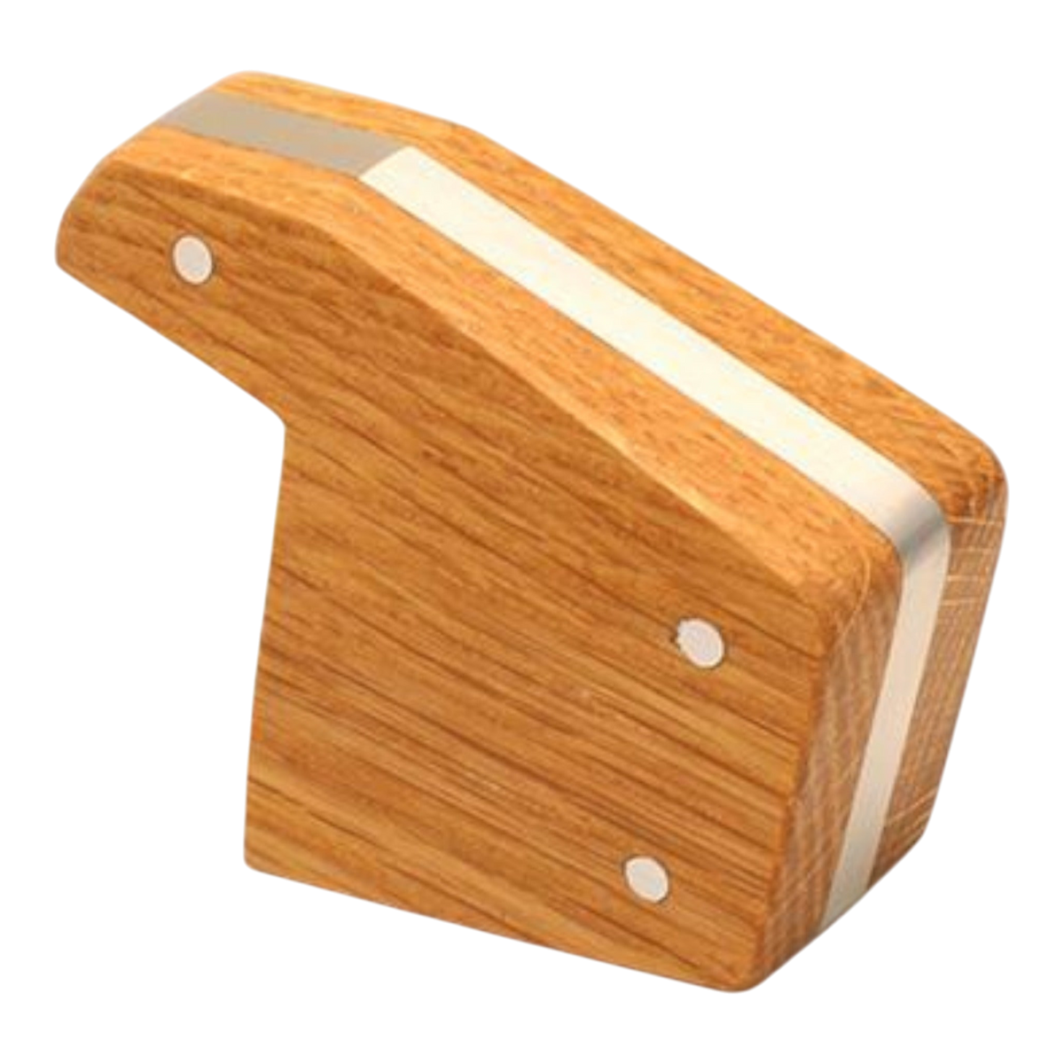 Kaffeekontor Bayern walnut wood and stainless steel paddle for La Marzocco espresso machines