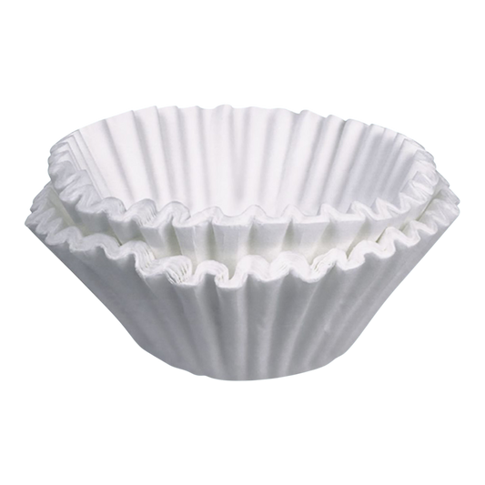 Kaffeekontor Bayern white heavy-duty paper coffee filters for Gourmet C stainless steel filter baskets