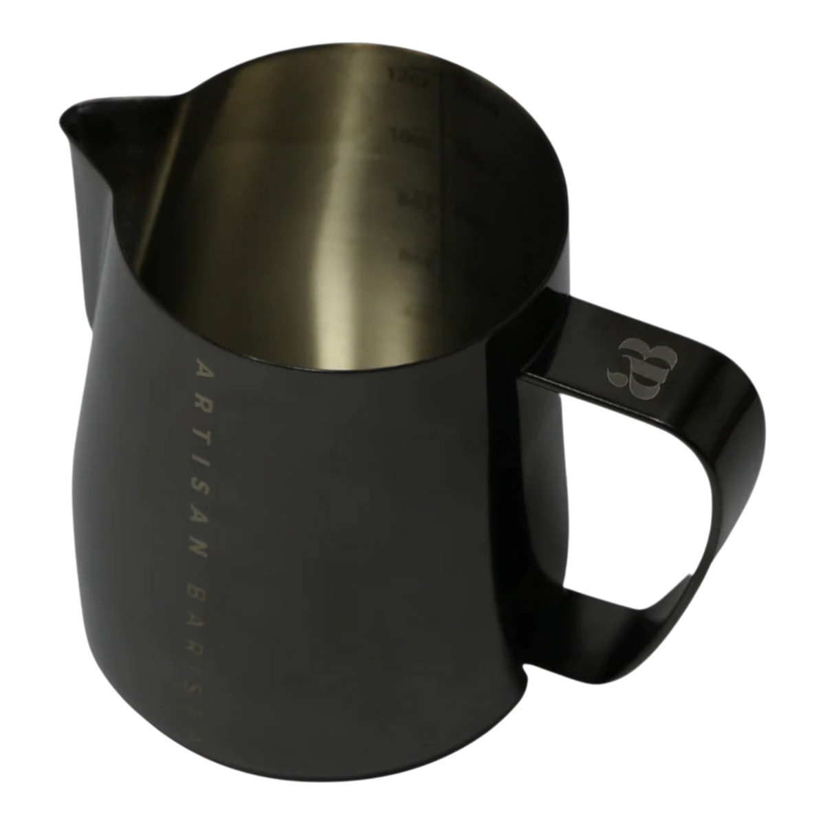 Milchkännchen 350ml schwarz glänzend (vernickelt)