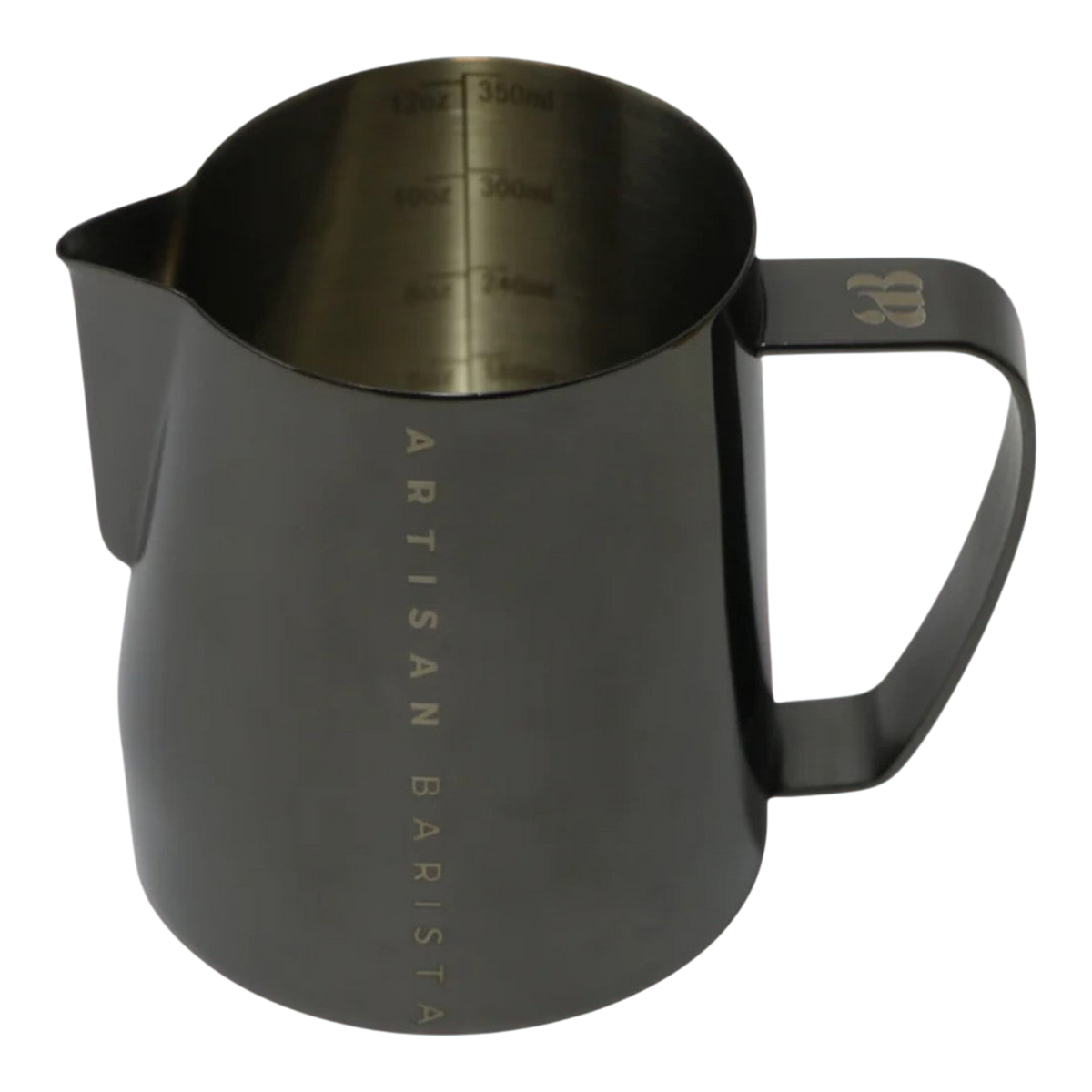 Milchkännchen 350ml schwarz glänzend (vernickelt)